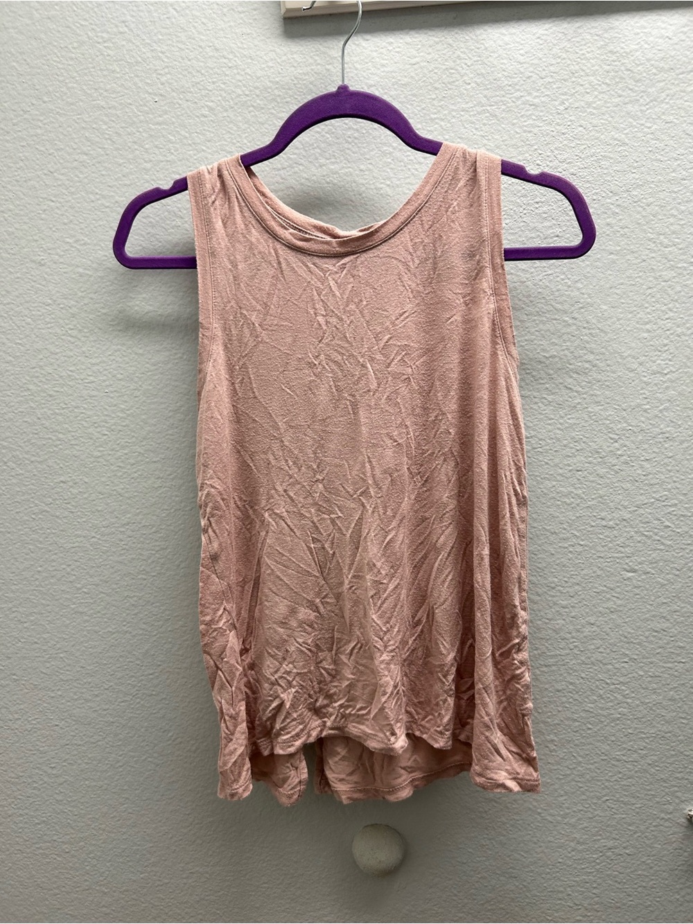 Halogen Dusty Rose Sleeveless Tank Top